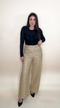 Load image into Gallery viewer, Valentina Faux Leather Pants - Gold
