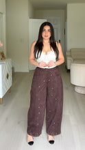 Load image into Gallery viewer, Suede Studded Pants
