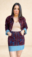 Load image into Gallery viewer, Ninna Suede Denim Two Piece Set
