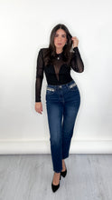 Load image into Gallery viewer, Liza Rhinestone Denim Pants
