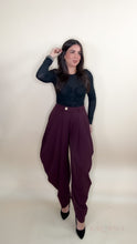 Load image into Gallery viewer, The Dressy Balloon Pants - Burgundy
