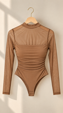 Load image into Gallery viewer, Bali Mesh Bodysuit - Caramel
