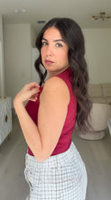 Load image into Gallery viewer, Rita Bodysuit - Wine
