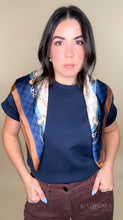 Load image into Gallery viewer, Corina T-Shirt with Silk Scarf
