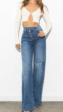 Load image into Gallery viewer, Adela Asymmetrical Waist Jeans
