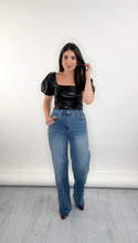 Load image into Gallery viewer, Minimalist Rhinestone Denim Pants
