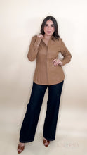Load image into Gallery viewer, Clemen Faux Leather Top/Jacket
