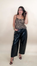Load image into Gallery viewer, Animal Print Peplum Top
