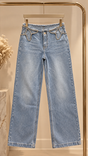 Load image into Gallery viewer, Glamorous Rhinestones Denim Pant
