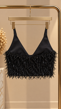 Load image into Gallery viewer, Belle Crop Top - Black
